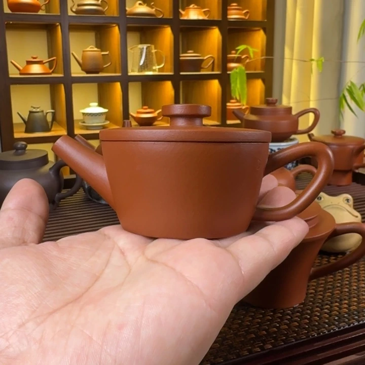 茶壶紫砂微瑕简六