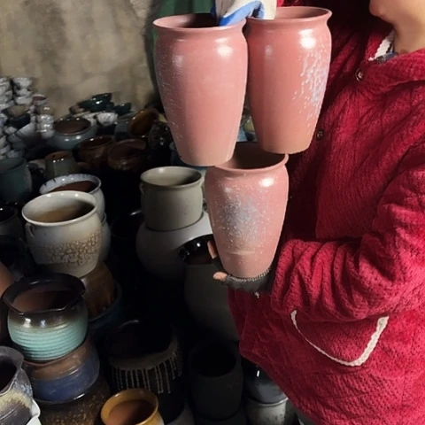 口14高20瑕疵盆子。