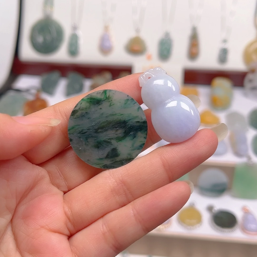 【闪购商品】翡翠颈饰未镶嵌出***仙吊坠