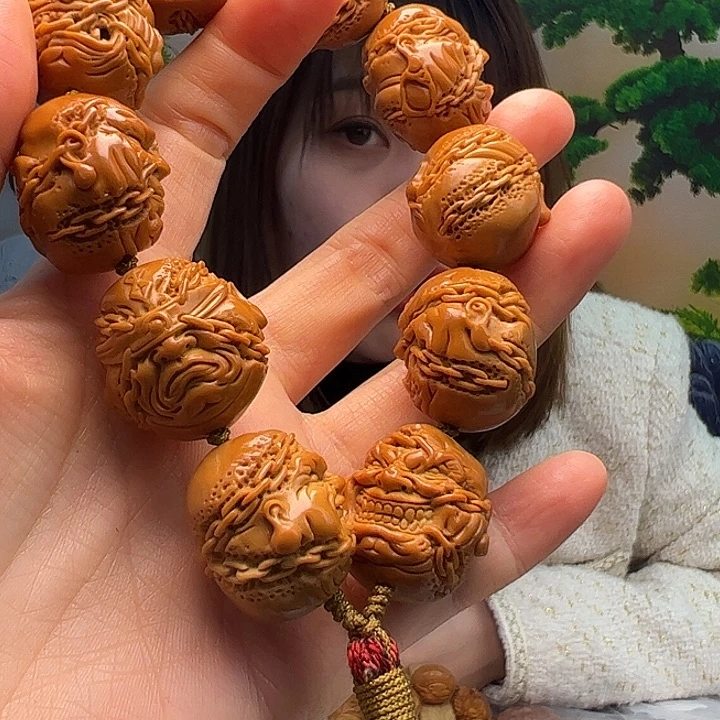 皮***球橄榄核手串/手链橄榄核