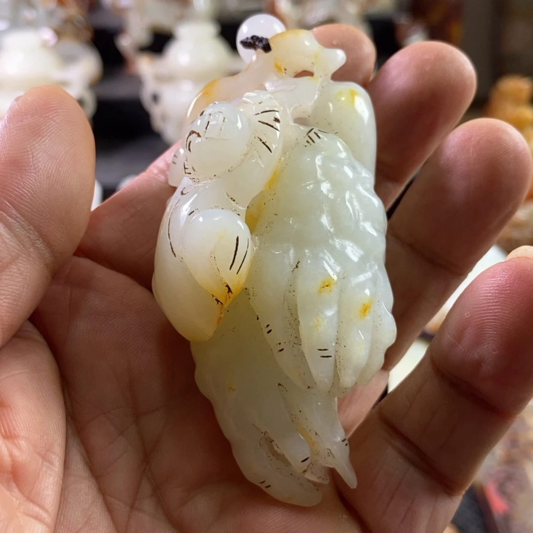 颈饰未镶嵌和田玉（青玉）S**宋