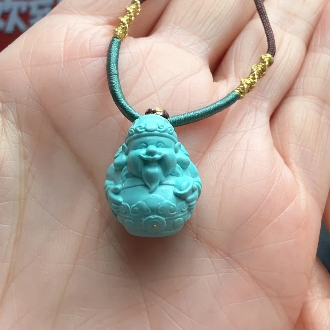 绿松石未镶嵌颈饰