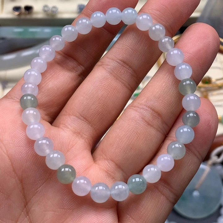 翡翠未镶嵌手链手串