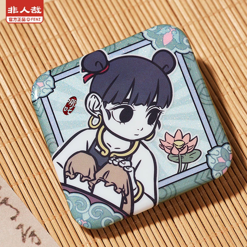 非人哉【吃饱饱玩法！】梦华胥系列马口铁卡通吧唧盲盒