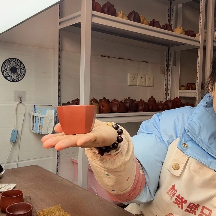 紫砂茶案四方杯四方杯