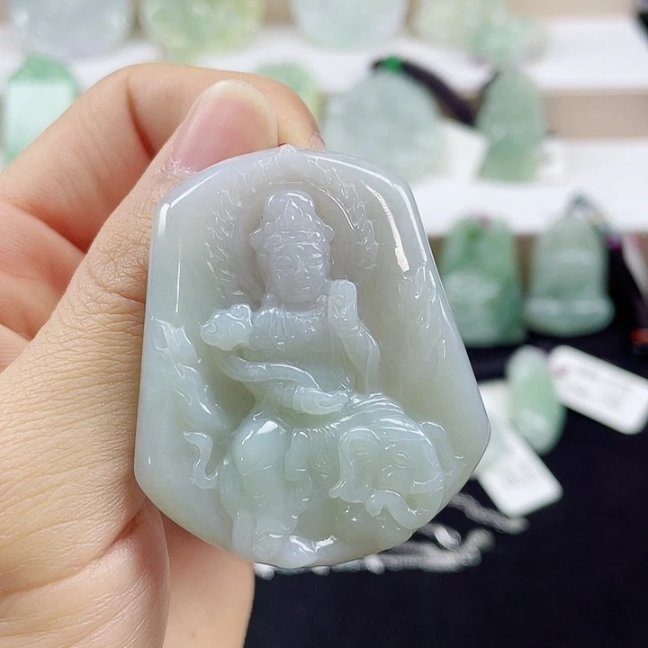 颈饰未镶嵌翡翠天然翡翠