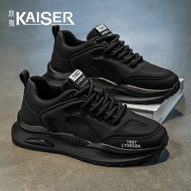 开男鞋舒适防滑耐磨厚底休闲老爹鞋新款时尚百搭潮流运动减震鞋子