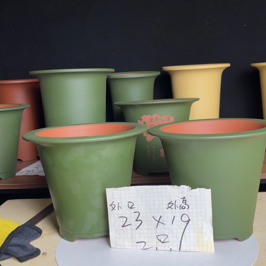 宜兴原矿紫砂花盆