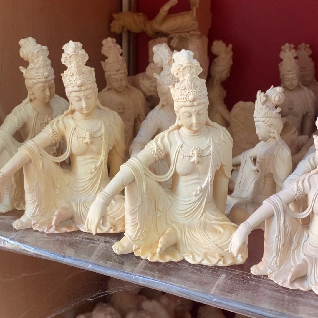 木黄杨10水月自在观音全品