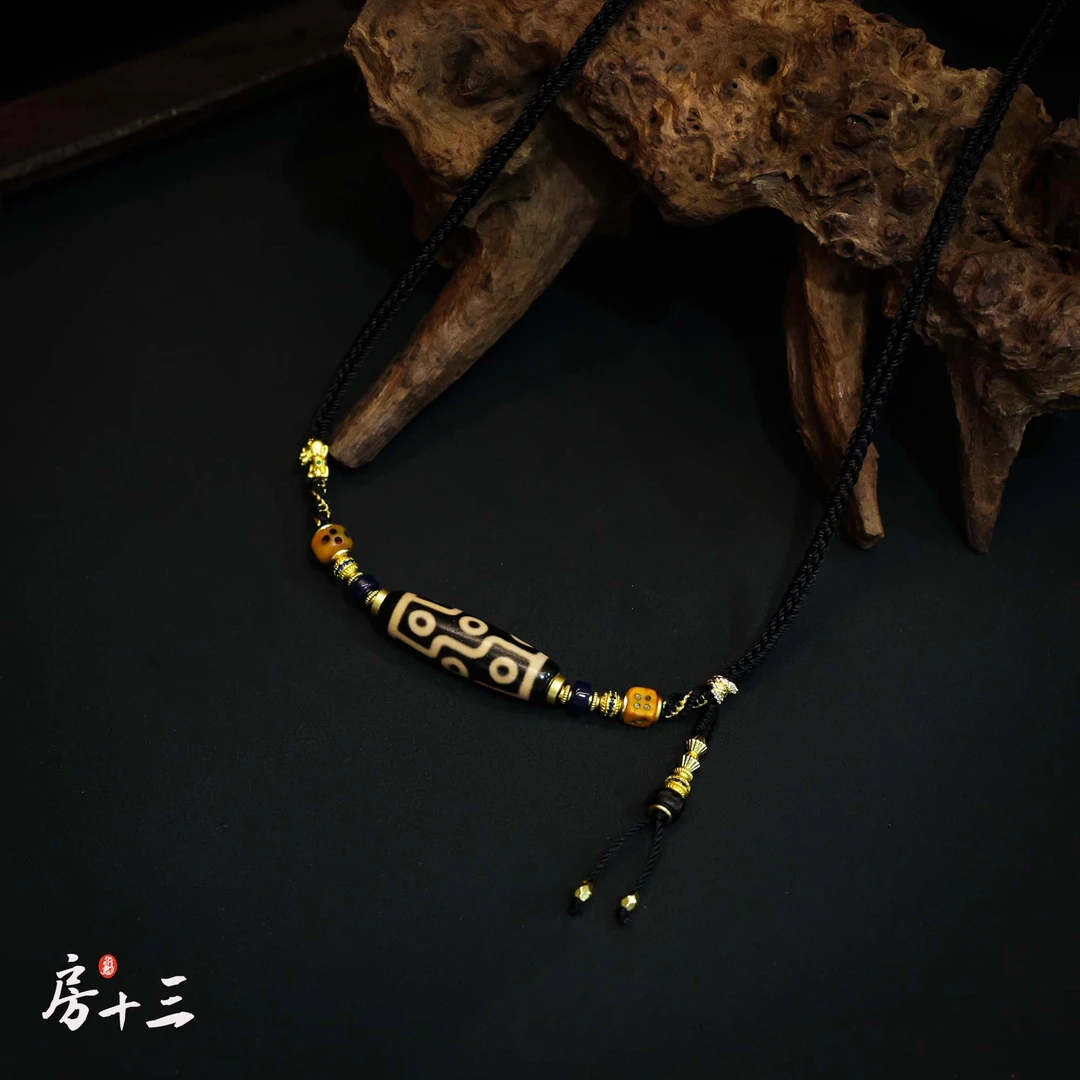 【房十三】新款经典尺寸九眼A款玛瑙锁骨链