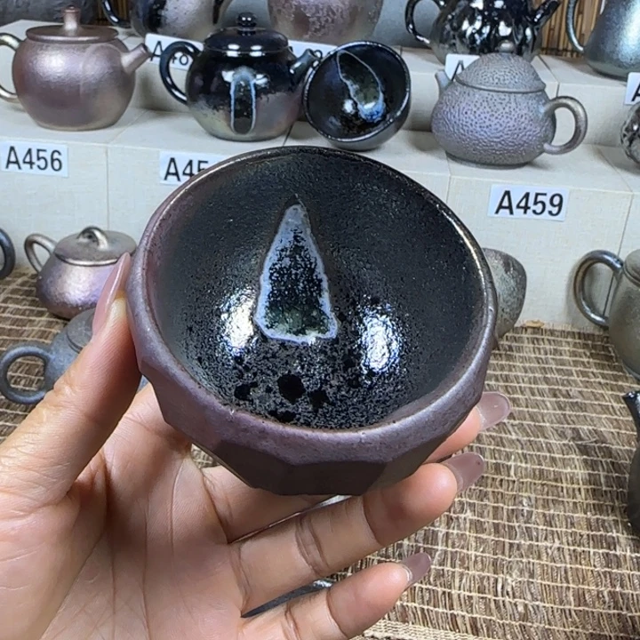 云南建水紫陶古法柴烧杯