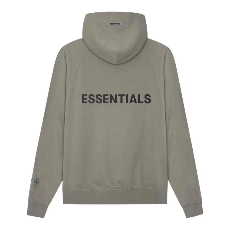 ESSENTIALS卫衣FOG复线加绒潮牌宽松开衫拉链男女外套