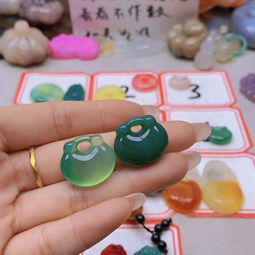 【闪购商品】未镶嵌玛瑙/玉髓珠宝半成品小***麻