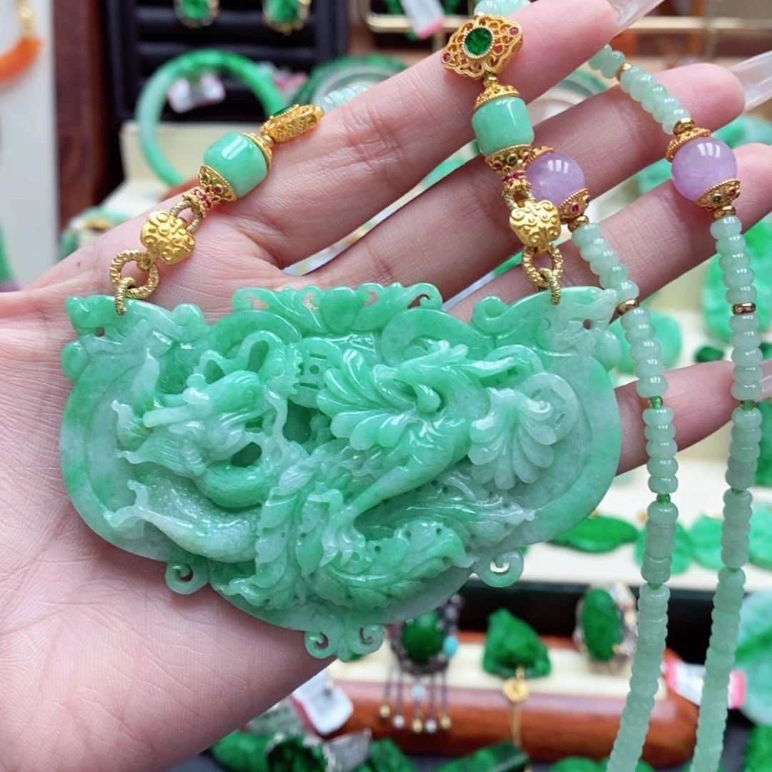 颈饰未镶嵌翡翠翡翠吊坠