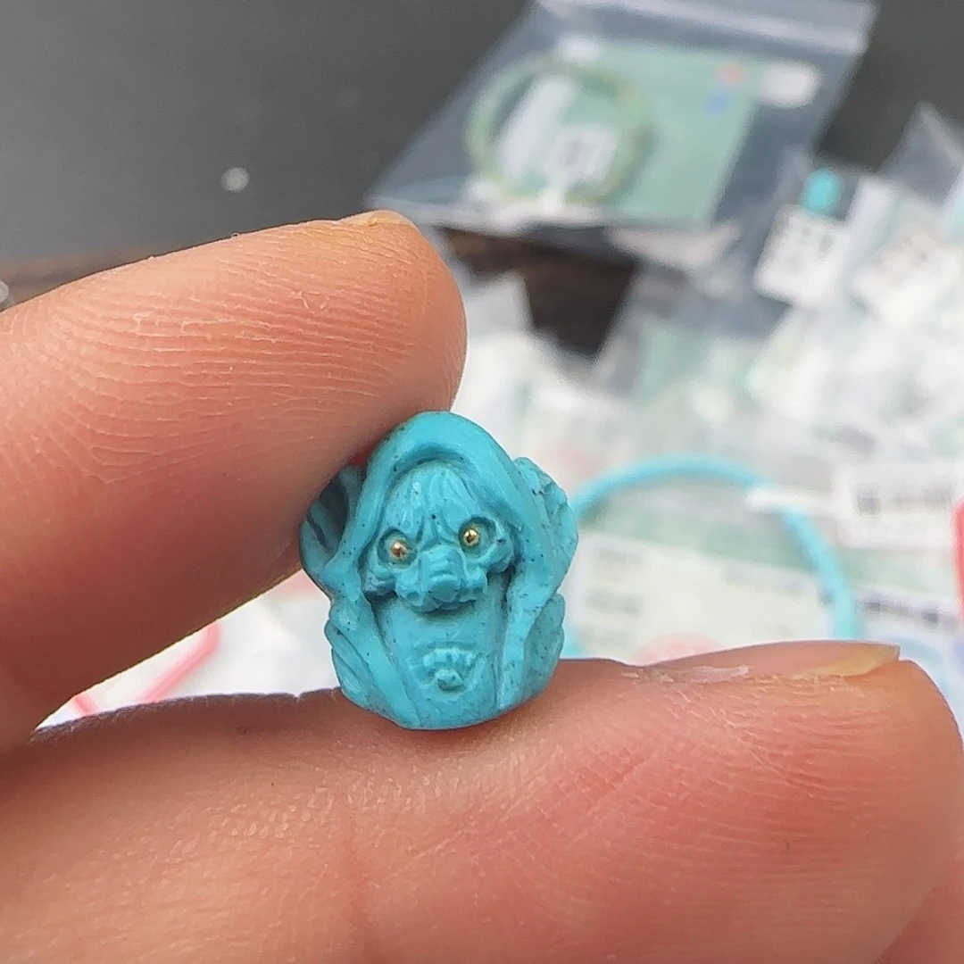 绿松石珠宝半成品未镶嵌