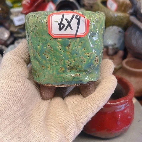 粗陶花盆手工花盆制作就这样