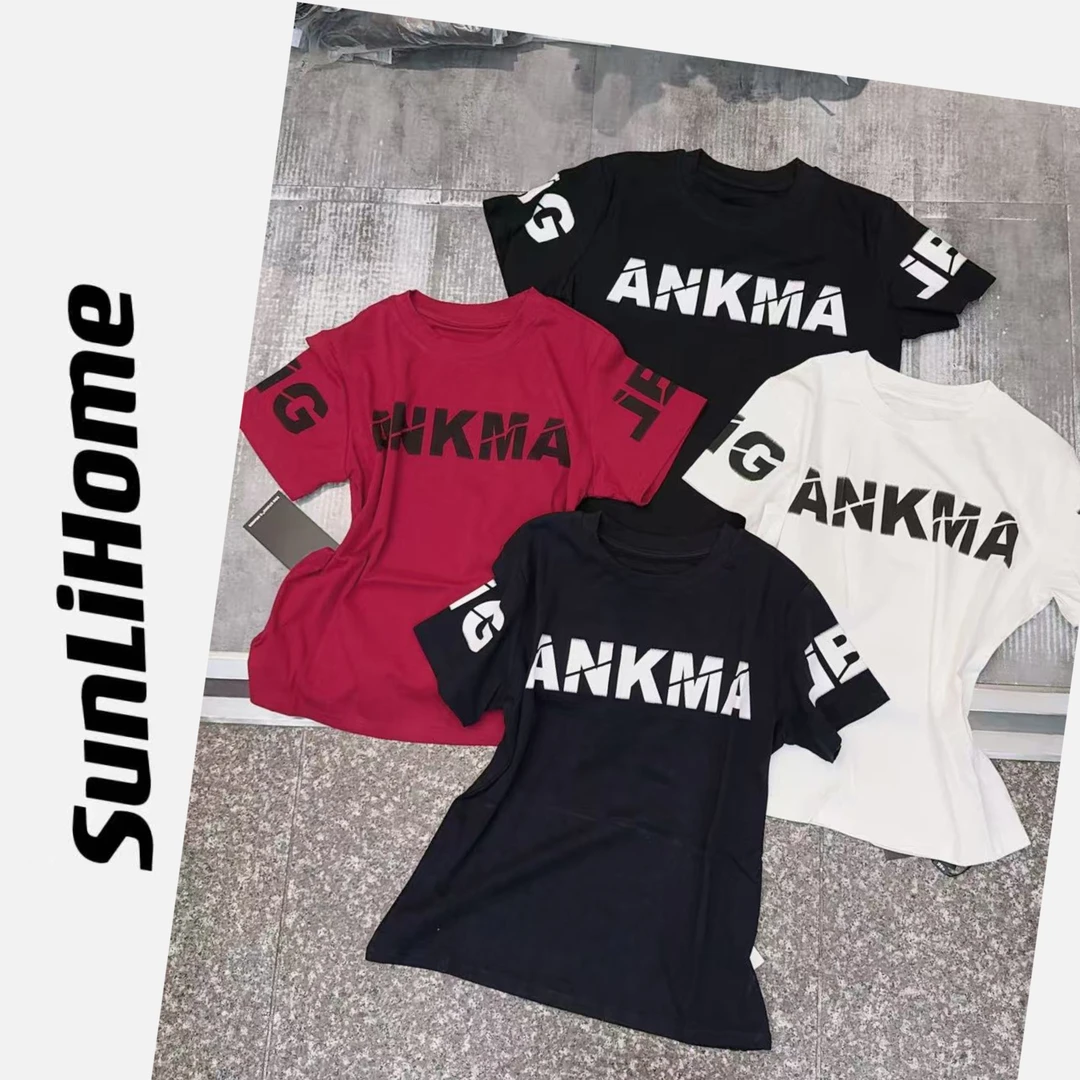 SL-【字母半袖】6020#新款休闲半袖简约