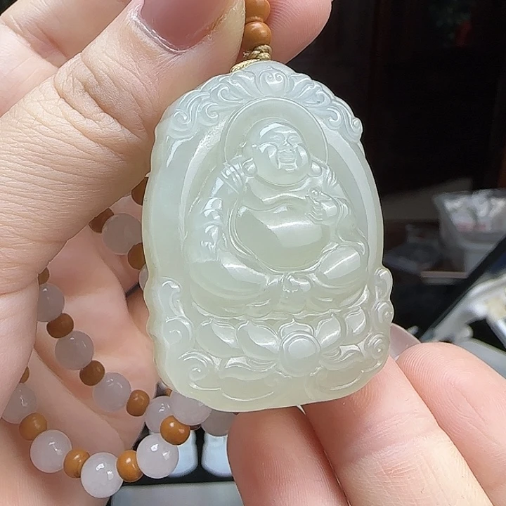 颈饰未镶嵌和田玉定制发货