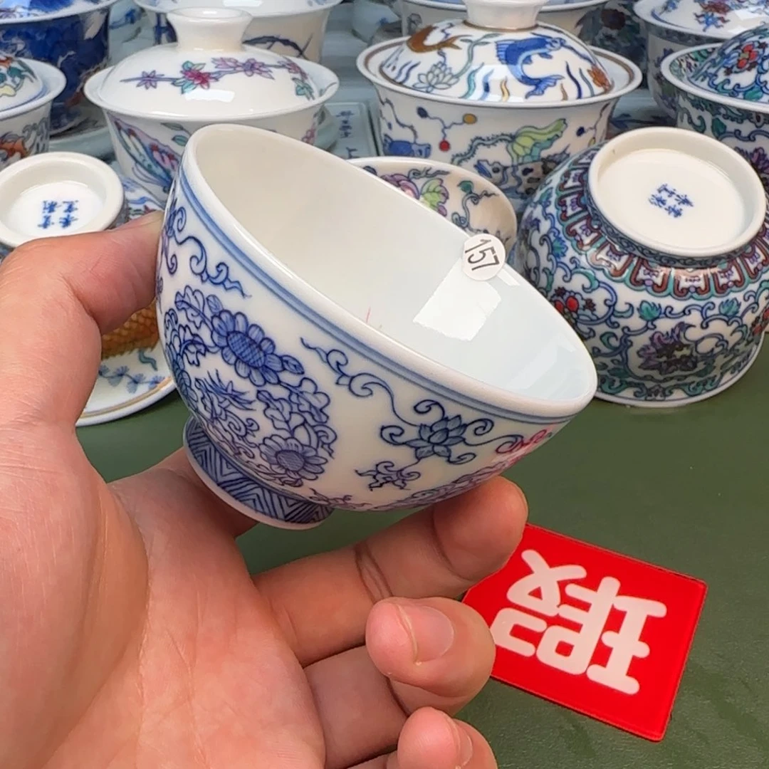 彦祖纯手工手绘茶具157