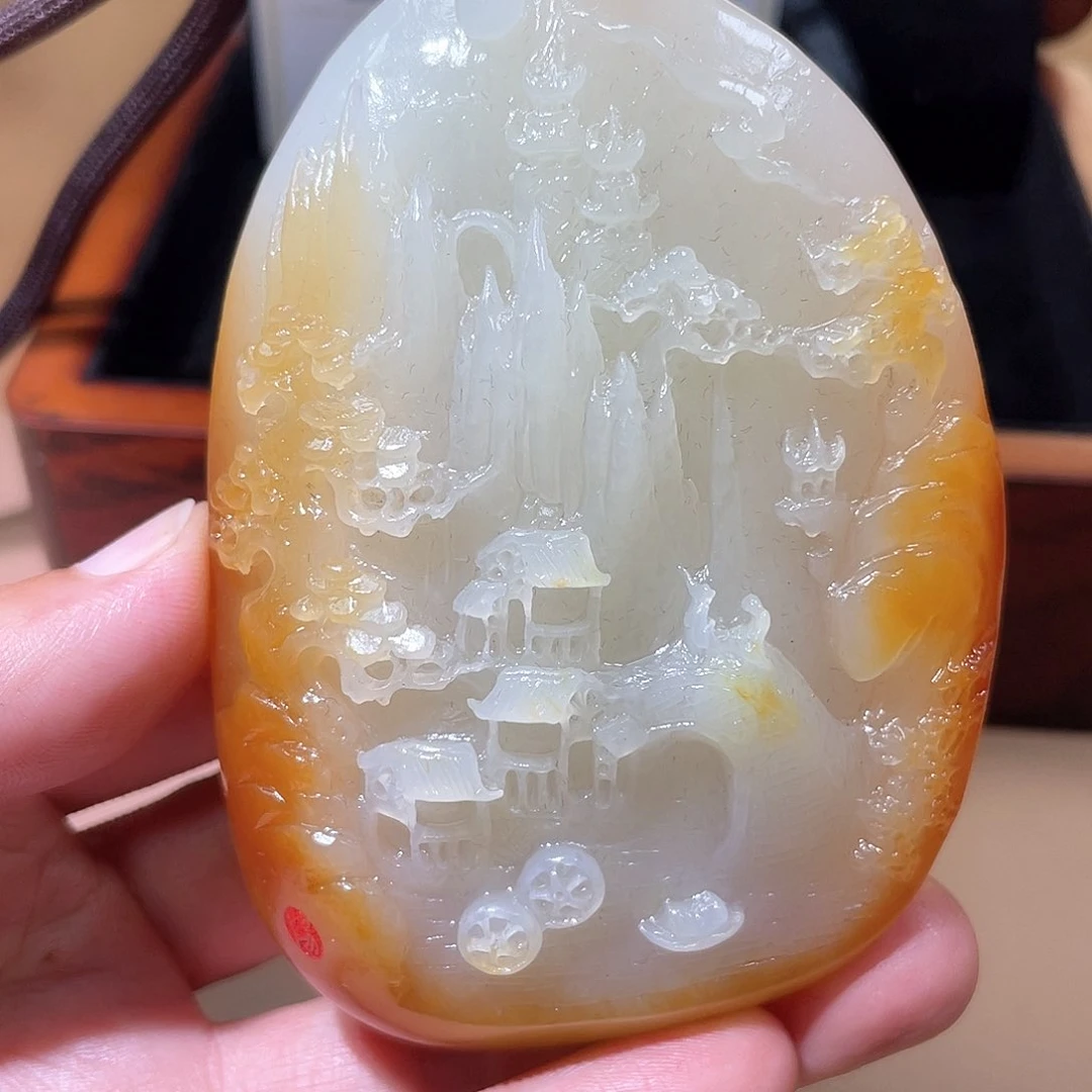 和田玉颈饰未镶嵌A7 