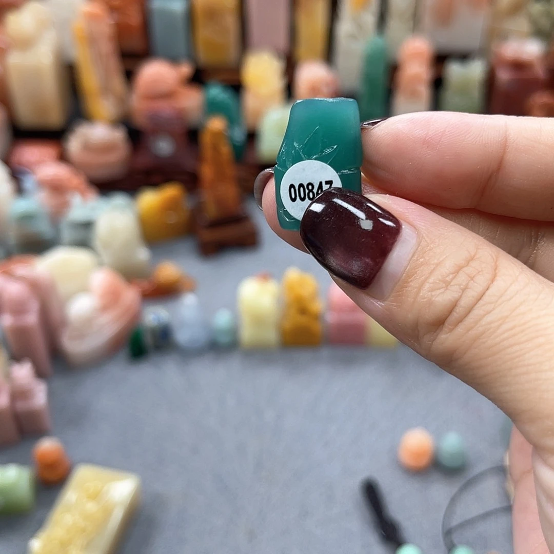 寿山石印石笑****847包邮包刻