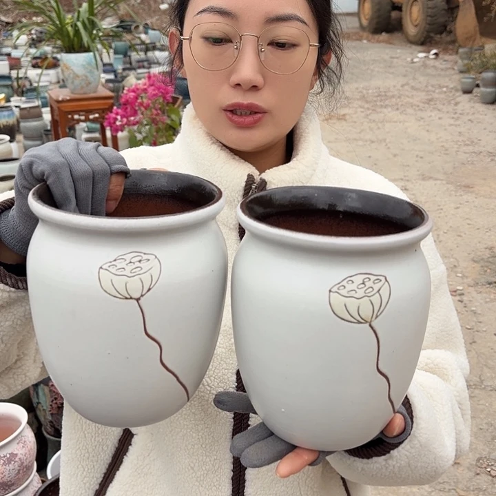 口14高18两个一组花盆