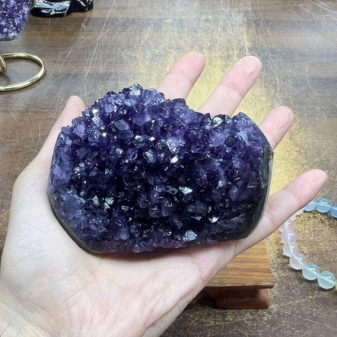 摆件未镶嵌紫晶晶体