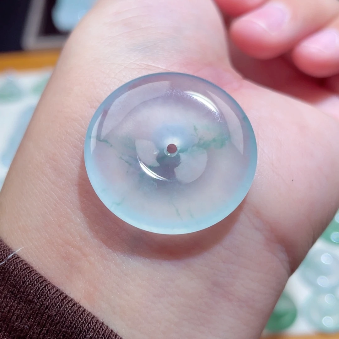 颈饰未镶嵌翡翠扣子