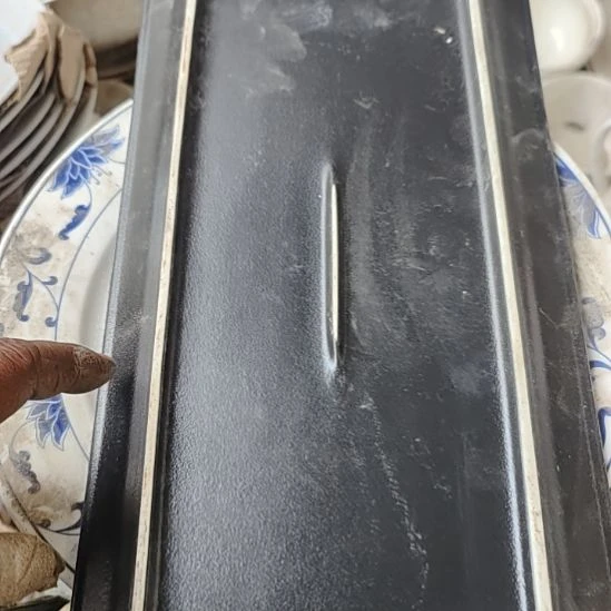 瓷长方盘黑色…………