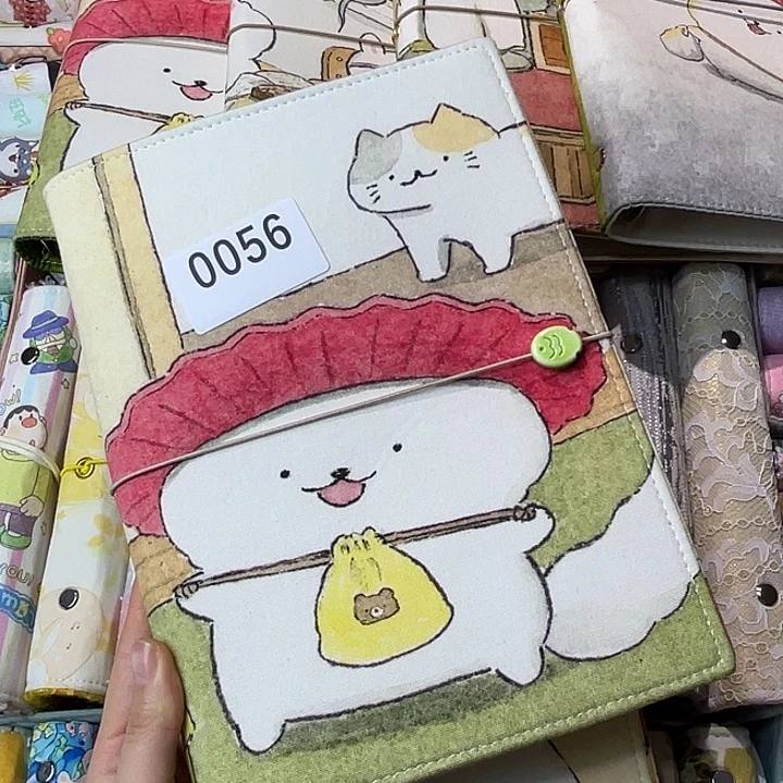 织绣A5活页不加纸0056