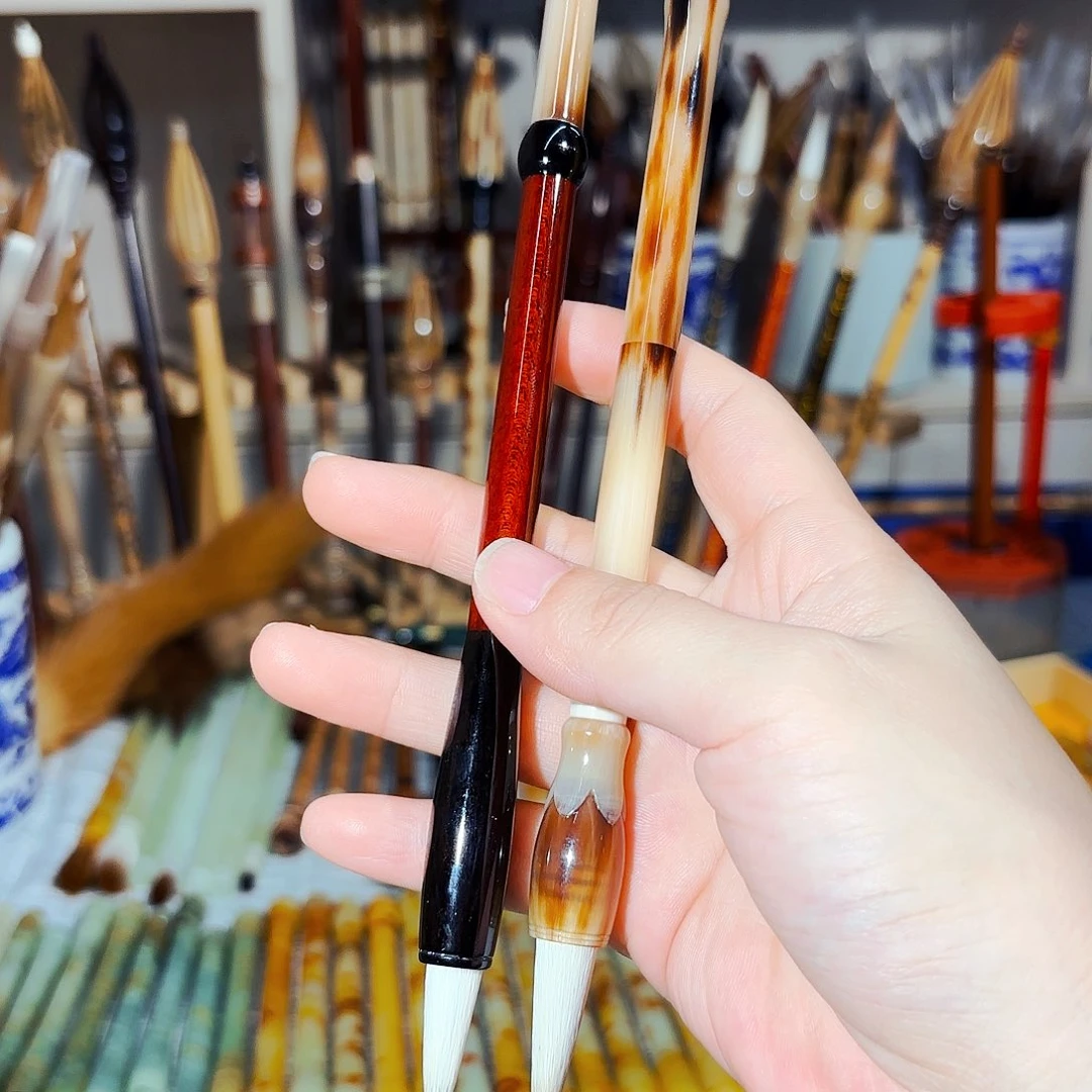 闪10-(两支到手)一九紫一狼羊兼出锋3.0-3.7口径0.8-0.9