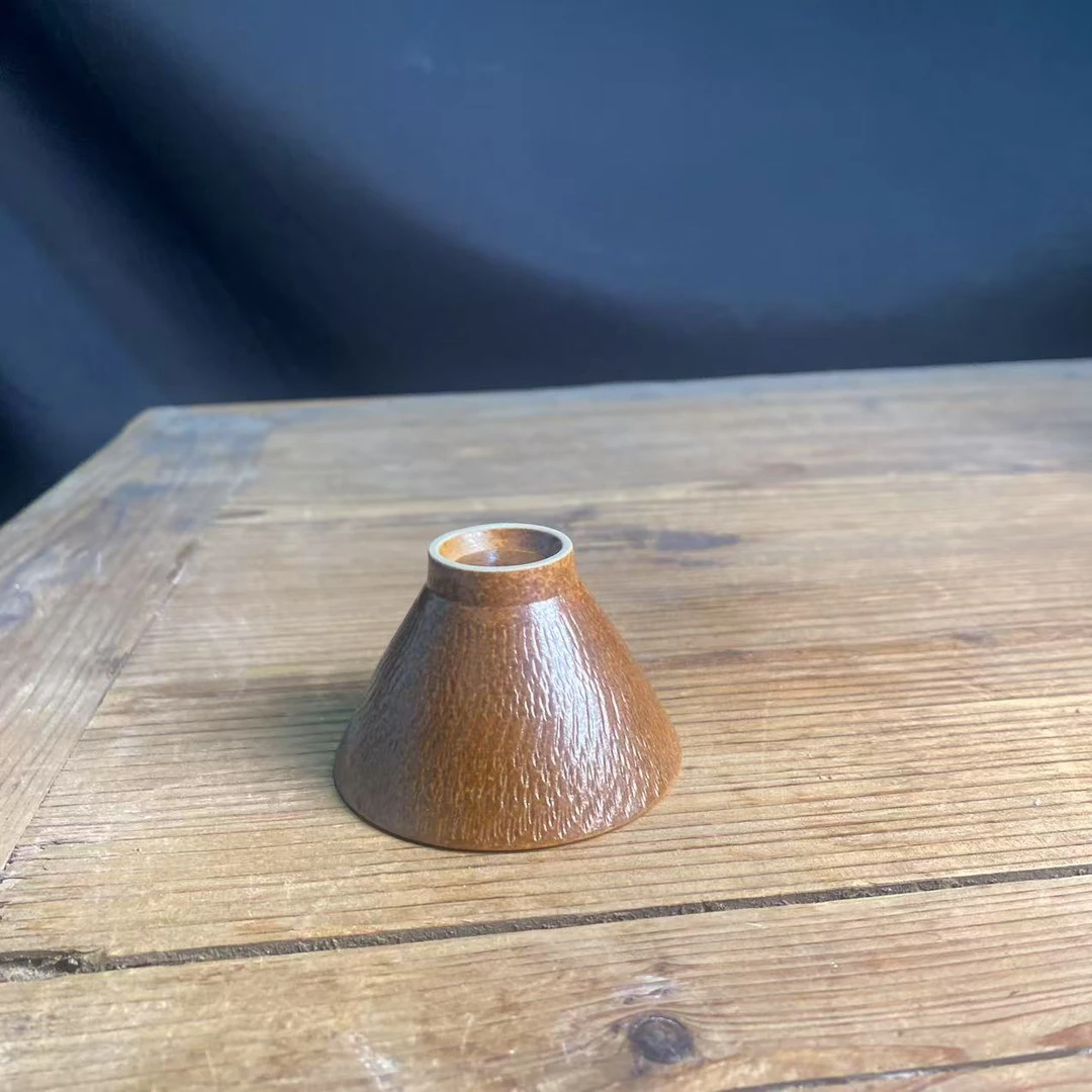 龙泉青瓷双釉跳刀小斗笠纯手工家用陶瓷精美