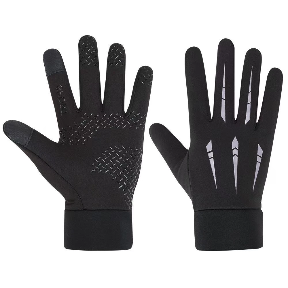 防风防水加绒保暖摩托车秋冬季防寒户外骑行骑车全指触屏手套ZF