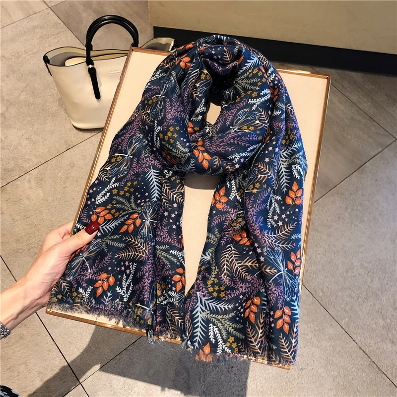 culv 薄款围巾女韩版春季百搭丝巾长款纱巾夏季防晒大披肩空调巾