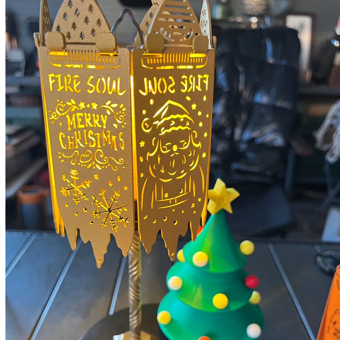 范途刻斯-2024圣诞节限定版磨砂金户外露营GoalzeroGZ千风38灯罩