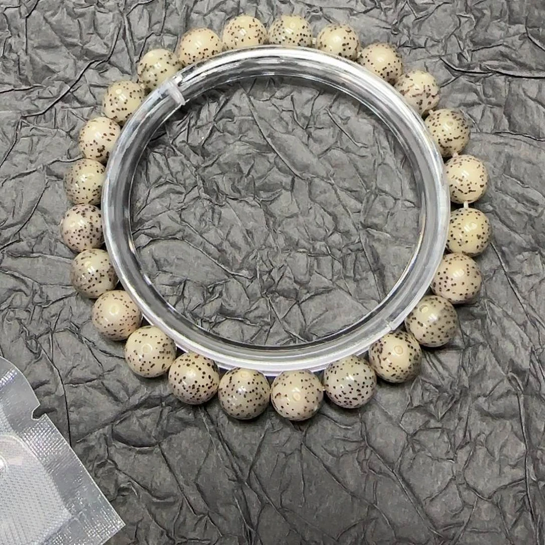 星月菩提手串0334糯冰圆珠单圈9mm