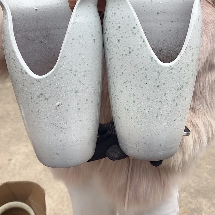 紫砂茶碗口15高度25两个微瑕