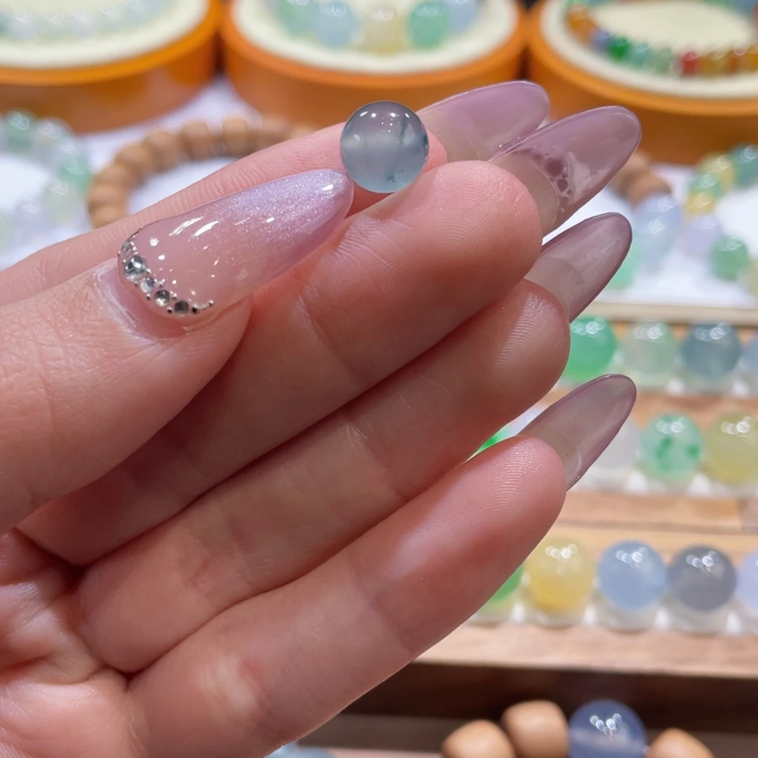 翡翠手链未镶嵌卡8.8蓝钢