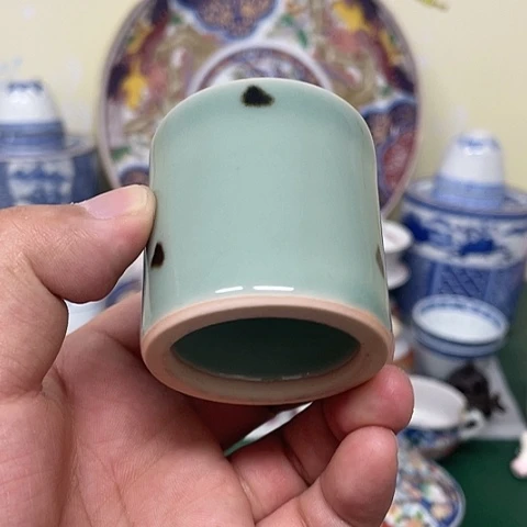 【闪购商品】碟中古工艺品回流瓷器没有落款