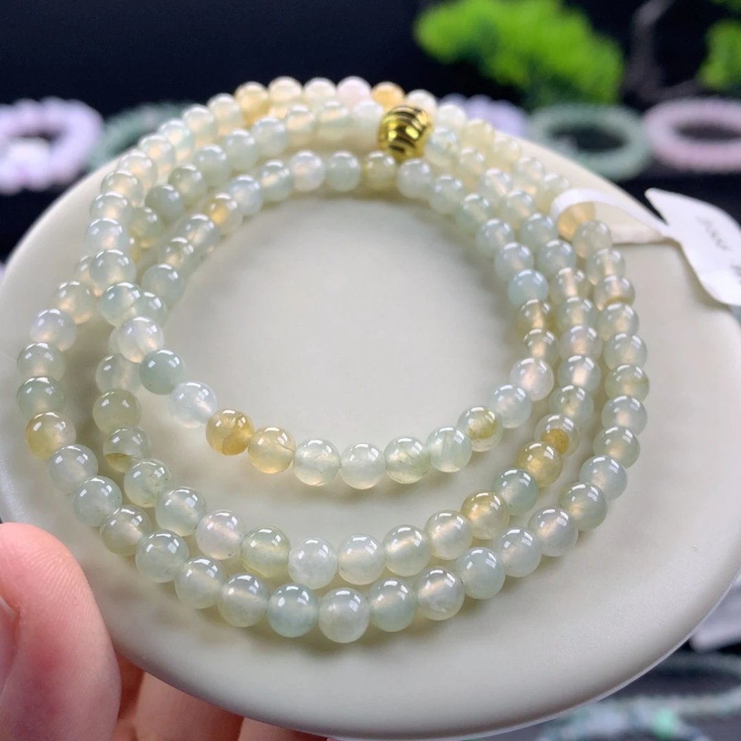 翡翠未镶嵌手链卡5