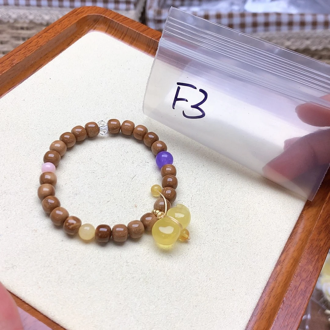 琥珀吊坠(不含链)未镶嵌