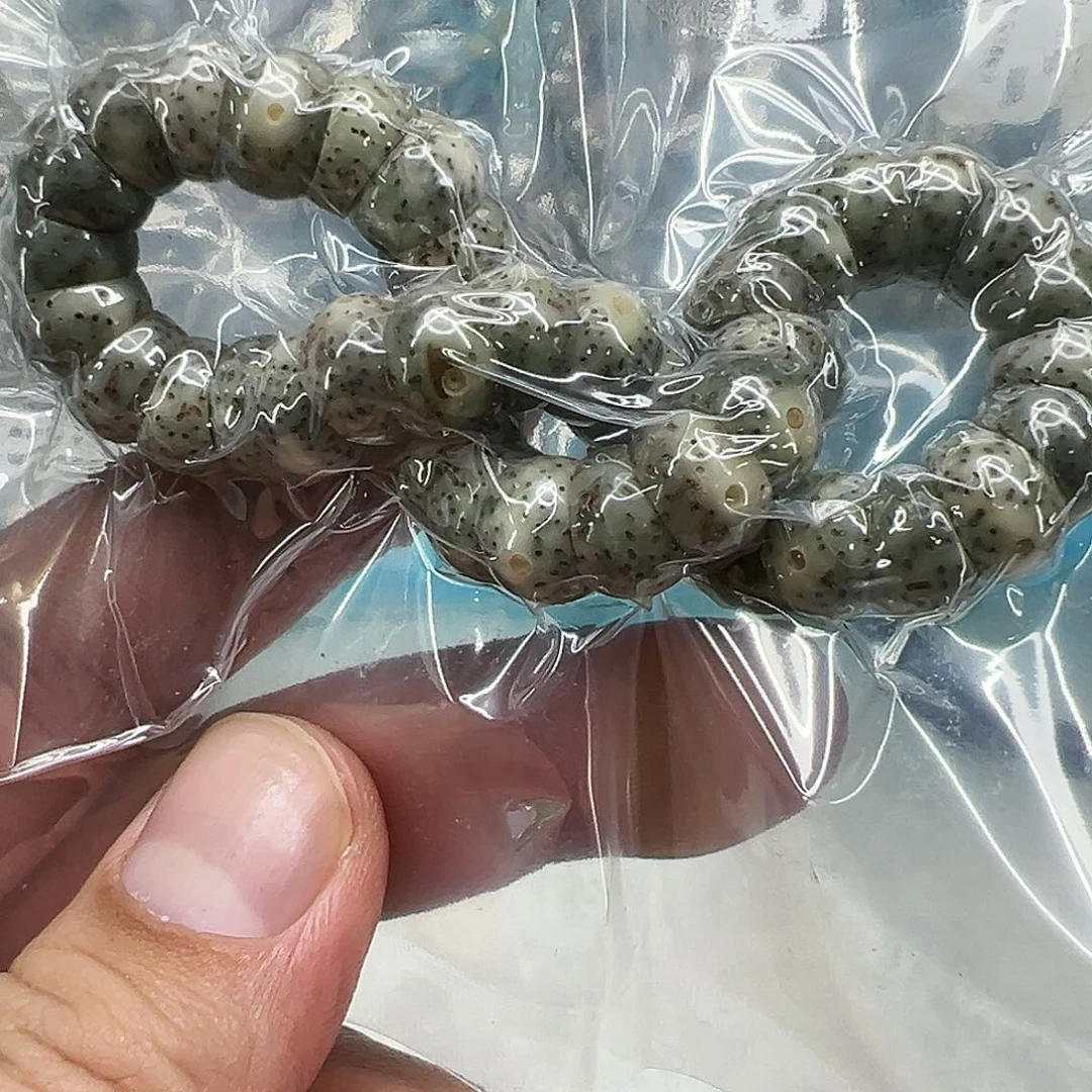 星月菩提手串96荣耀绿星月菩提单圈大肠蒜瓣1.0
