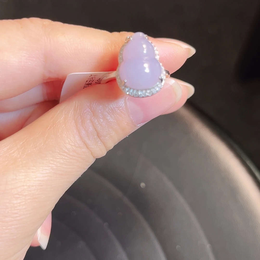 翡翠银S925镶嵌戒指