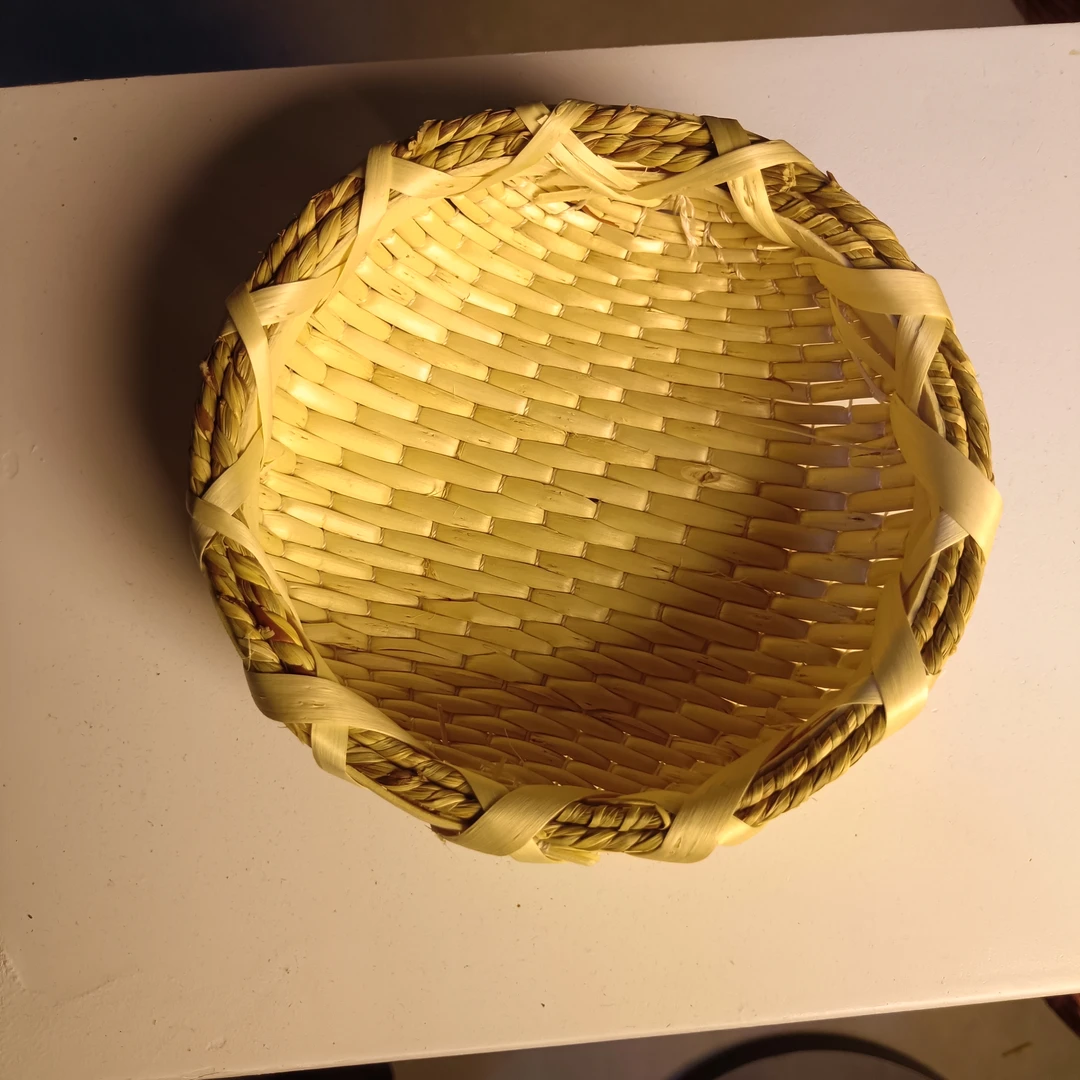 柳编创意手工编糖果瓜子筐