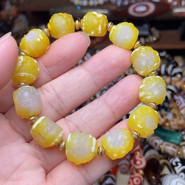 玛瑙/玉髓未镶嵌手链