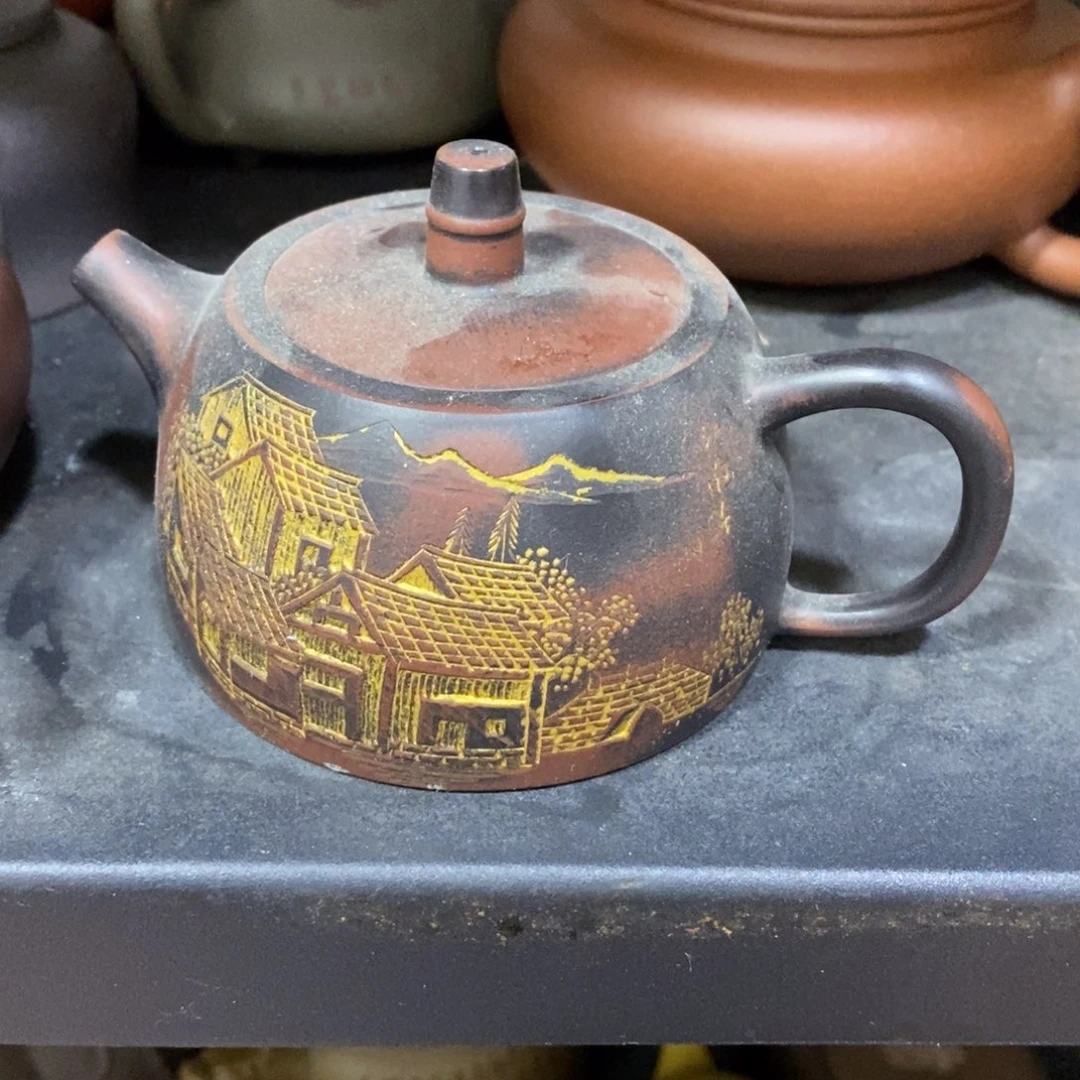紫砂茶壶原矿手工328