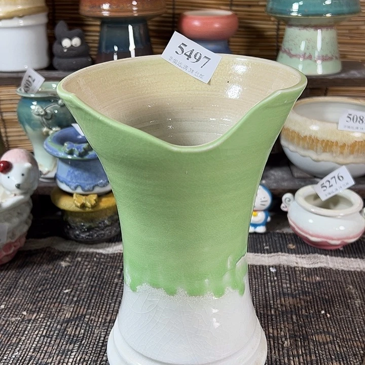 口13高20 手工花盆满30包邮