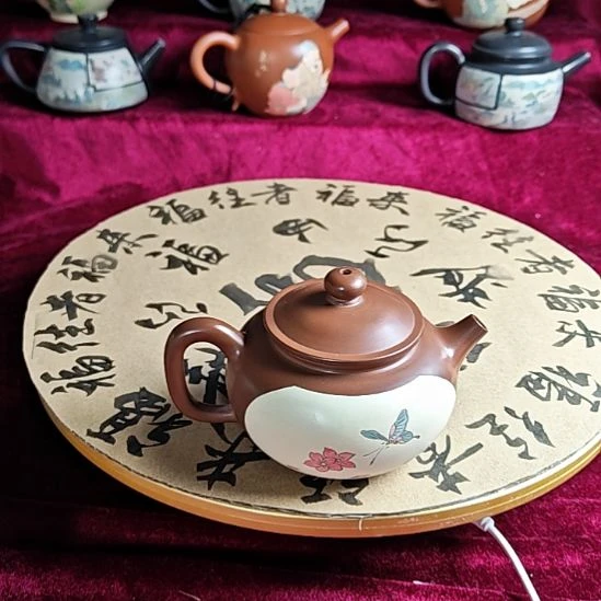 建水紫陶全品茶壶9号