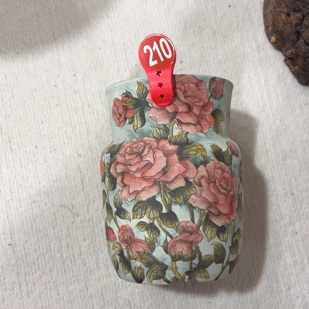 钢***蕾紫砂花盆陶瓷多肉花盆瑕疵