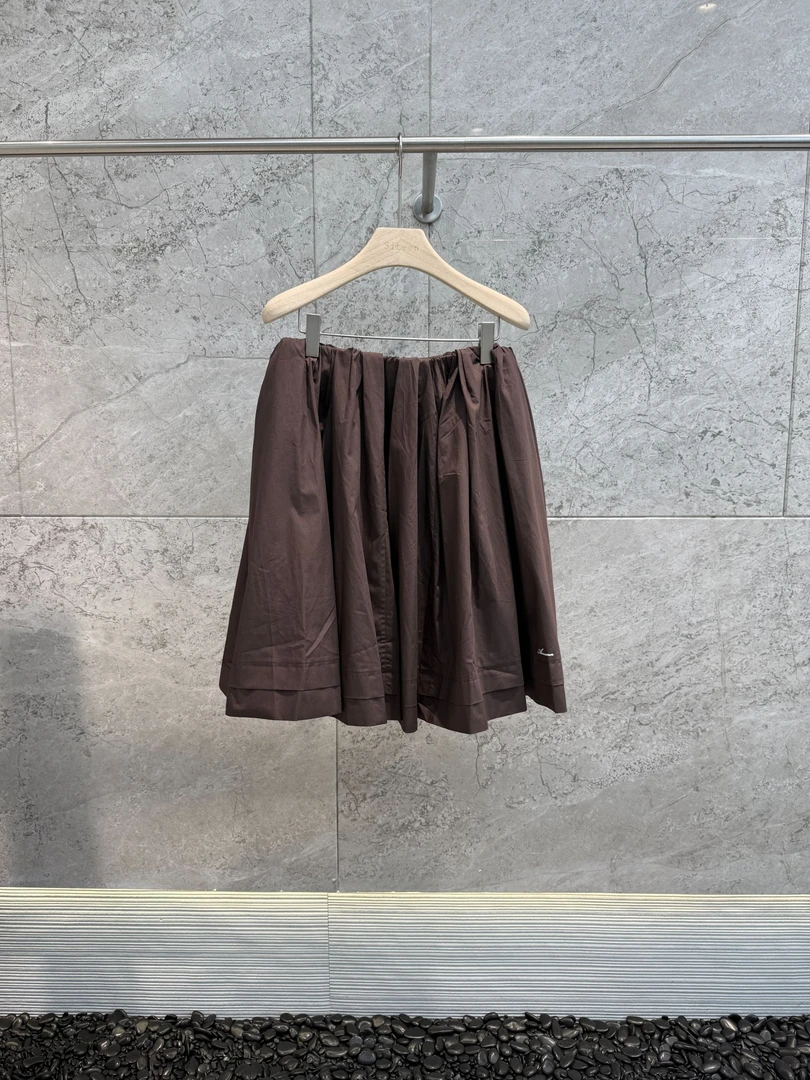 【AVVENN】设计师品牌25年夏款新品中裙AL315038033/315038023